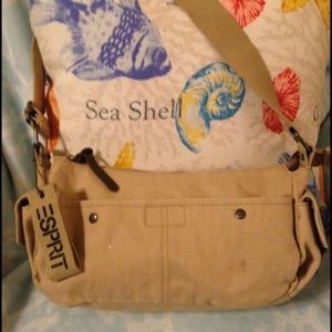 Esprit canvas shoulder Bag